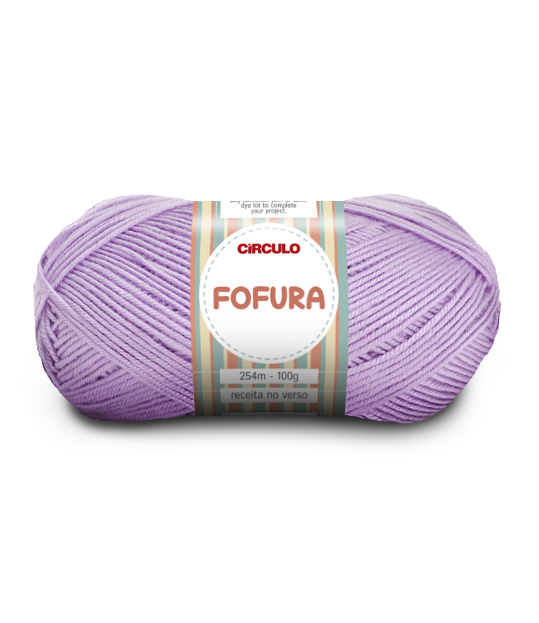 LANA FOFURA CIRCULO 6132 LILAS CANDY